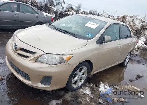 2012 Toyota Corolla Le из США, поврежденный, VIN 5YFBU4EE3CP063886